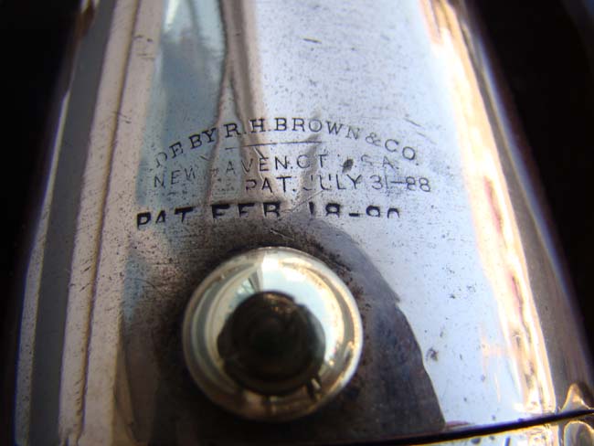 A beautiful late 19th century brass signal cannon by R.H. Brown & Co., of New Haven, CT., circa 1890 — image 4